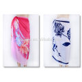 Mode Damen gedruckt Polyester Chiffon Sarong Pareo